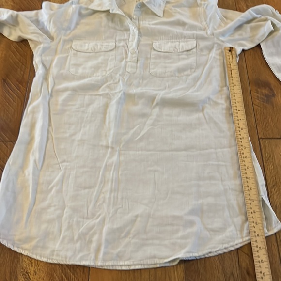 MK Mountain Khakis XL White Cotton Blouse Tunic - Picture 5 of 10